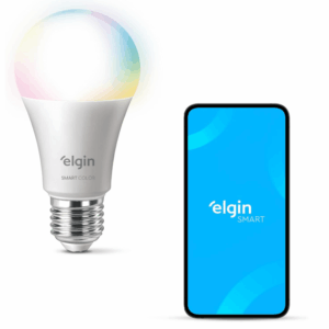 Lâmpada Inteligente 15W LED RGB  WiFi compatível com Alexa e Google Home