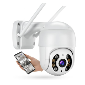Câmera de Segurança Lâmpada WiFi 360° com Visão Noturna e Áudio